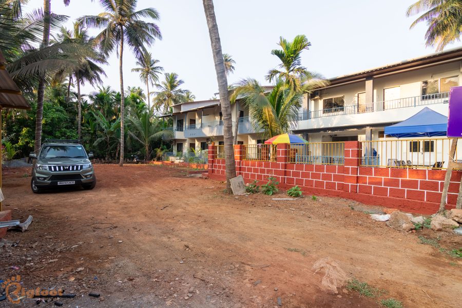 Resort parking area